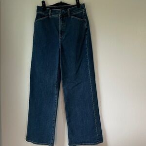 Ann Taylor Dark Blue Flare Jeans size 4